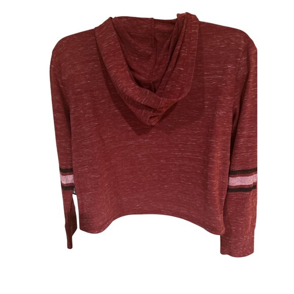 NEW IU Indiana Hoosiers Colosseum Heathered Red Hoodie LS Shirt Youth M 7-8 - Picture 5 of 7